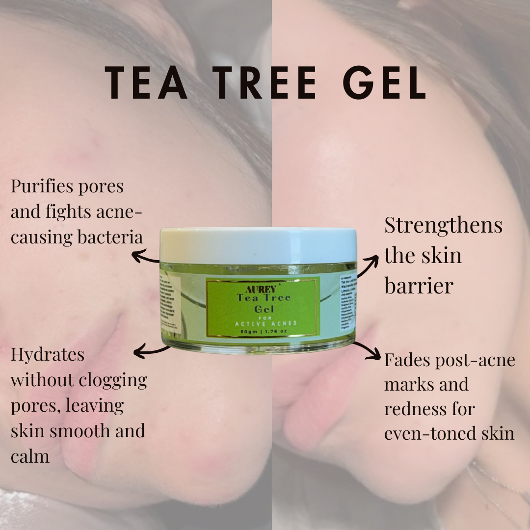 Aurey Tea Tree Gel with Tea Tree Leaf Extracts 50 gm - Image 2